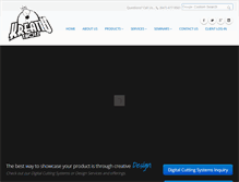 Tablet Screenshot of kreativthotz.com